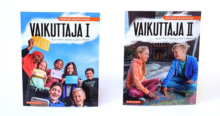Vaikuttaja, alakoulun yhteiskuntaoppi, oppikirjat, Sanoma Pro