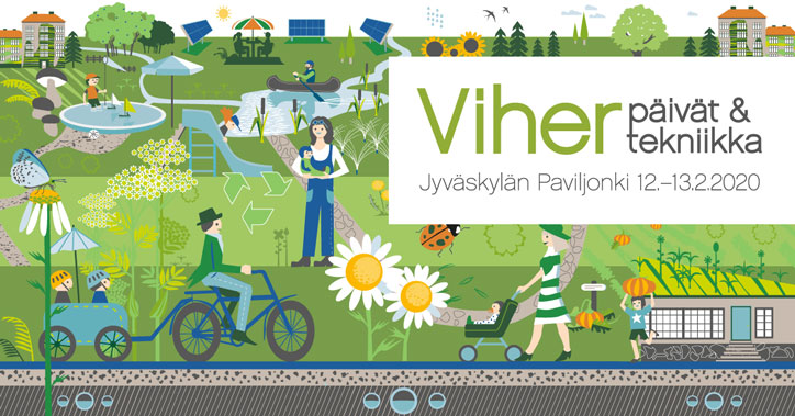 viherpäivät ja -tekniikka 2020 tapahtuman nettibanneri